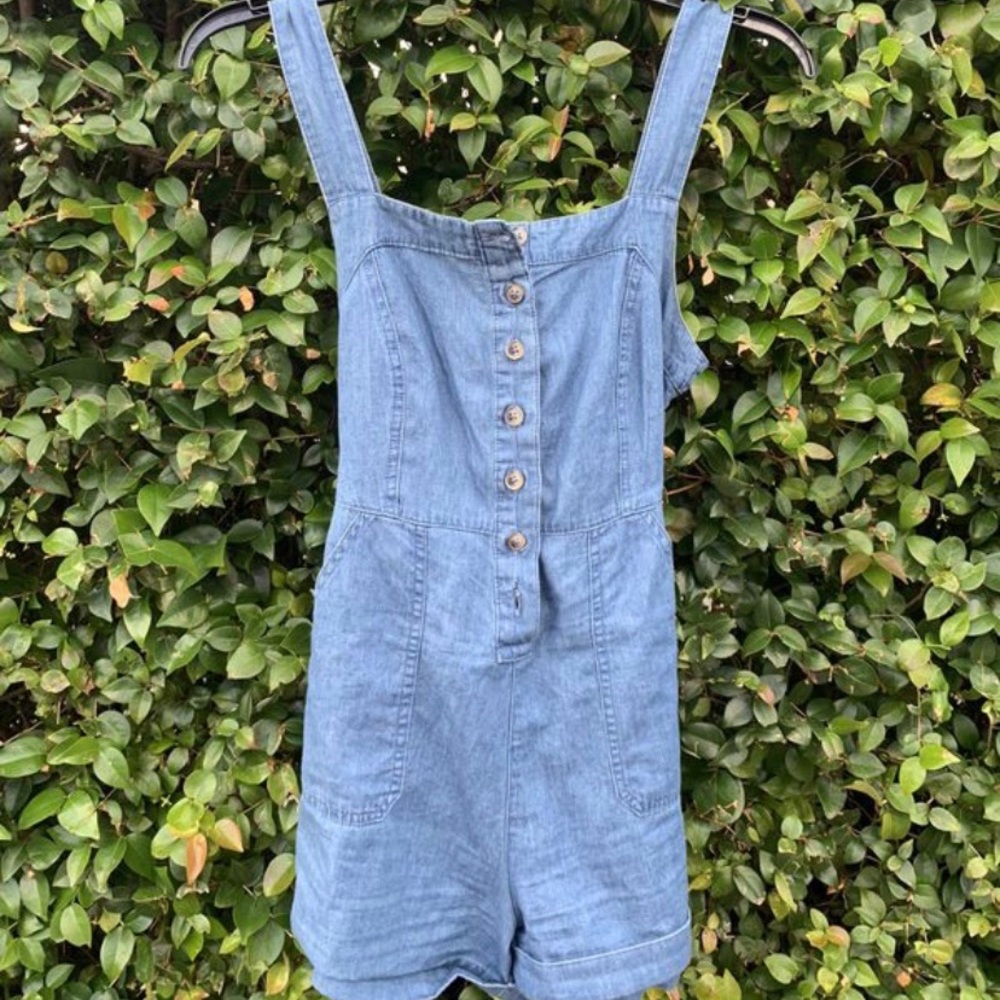 Jean romper for teens
